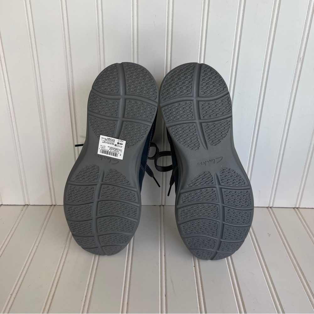 Clarks Navy Blue Collection Ultimate Comfort Sneakers Suede Men's 7 - Picture 6 of 8